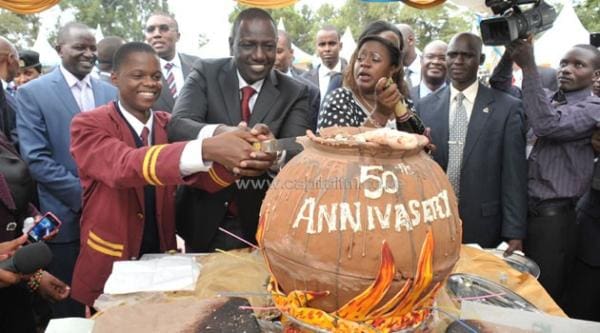 Speaking during celebrations to mark 50 years of existence of Muranga High School presided over by Deputy President William Ruto, the leaders told the opposition to be responsible and engage in activities aimed at uniting Kenyans/FILE