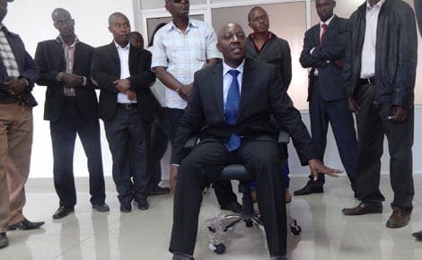 Machakos Deputy Governor Bernard Kiala resumes work to find empty office 