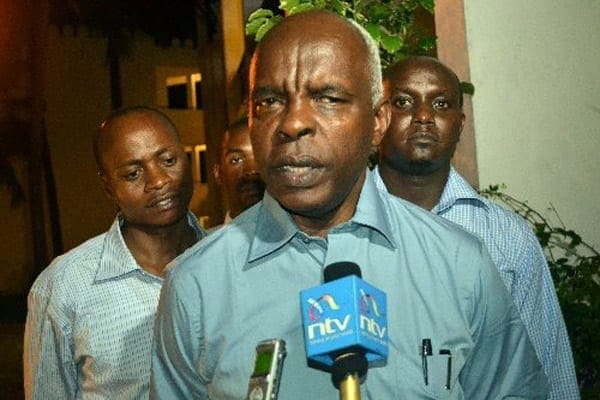 Makueni Governor Kivutha Kibwana speaking to the press in the past.  PHOTO | KEVIN ODIT | FILE