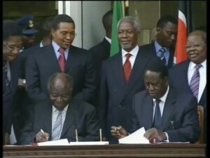 Mwai Kibaki, Raila Odinga