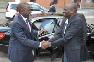 DP William Ruto with Charles Kete
