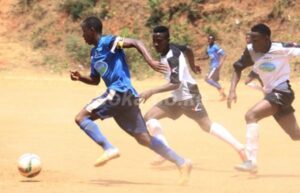 Chamla takes on Nyamatta RSS players during the East Africa games in Rwanda
