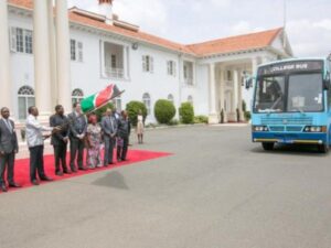 Uhuru flags students off