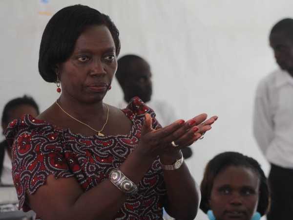 Narc-K leader Martha Karua speaking at a past event. Photo/file