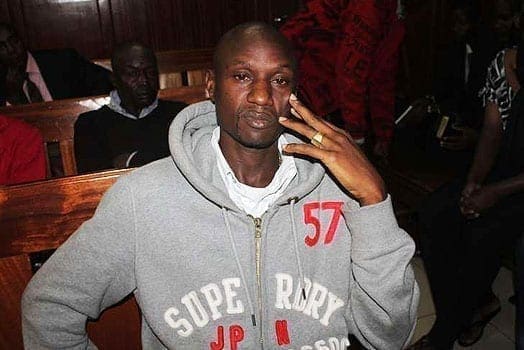 Journalist Moses Otieno Dola in a Nairobi court on May 11, 2016.