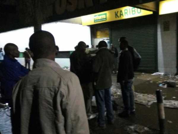 Image result for Gunman Opened Fire at Tuskys Supermarket