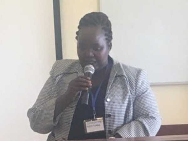 FIDA national chair Josephine Mongare at a recent event in Naivasha. /COURTESY