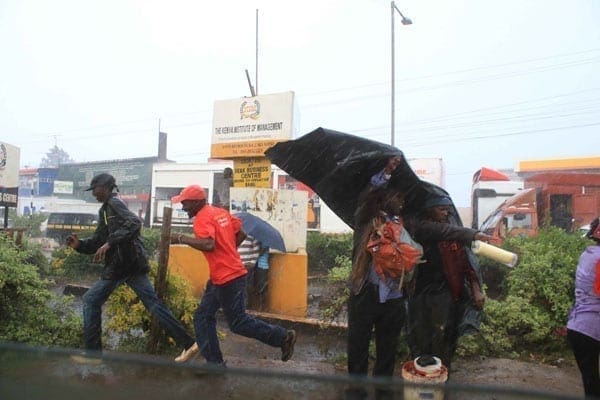 Nyeri residents disperse from President Uhuru