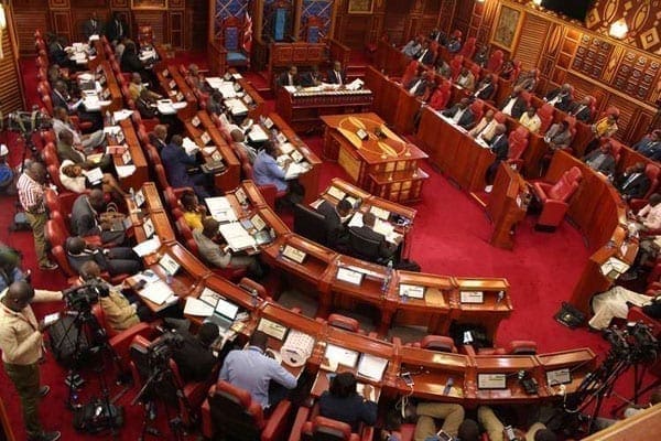 Senators debate on  Election (amendment) Bill at parliament buildings Nairobi, on January 3, 2017. PHOTO | DENNIS ONSONGO | NATION MEDIA GROUP