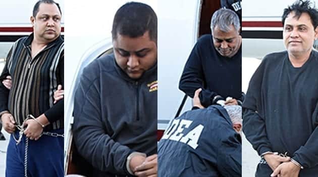 Akasha sons arrive in New York to face drug trafficking charges