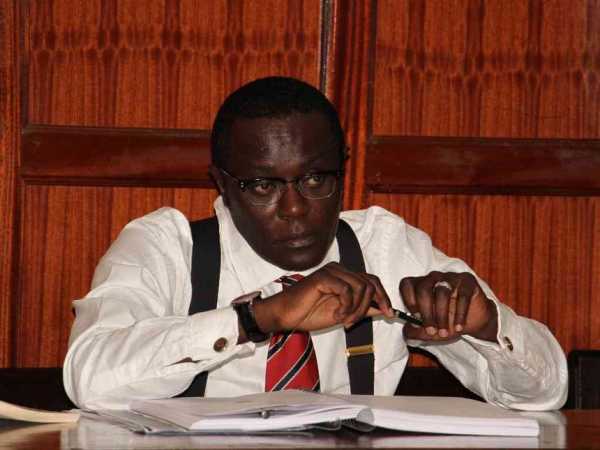 Political analyst Mutahi Nginyi at Milimani law court./FILE 