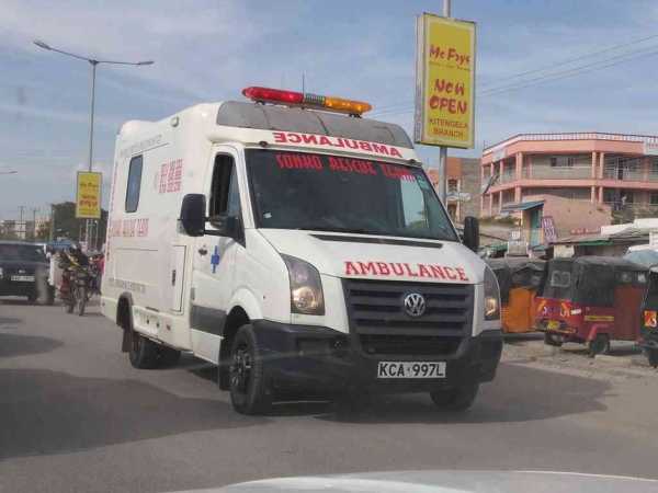 A file photo of a Sonko Rescue Team Ambulance in Kitengela, Nairobi. /EUGENE OKUMU