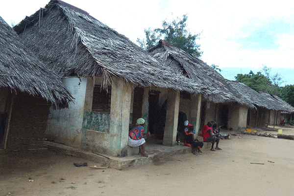 A section of Makongeni Village, where Makonde