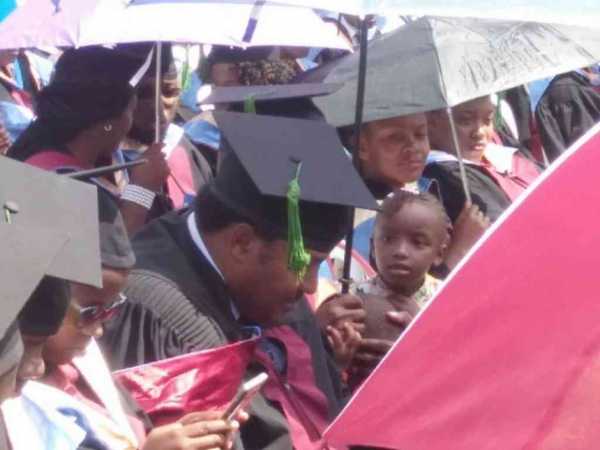 Kiambu Governor Ferdinand Waititu during the graduation ceremony at Kenya Methodist University, October 14, 2017. /DENNIS DIBONDO