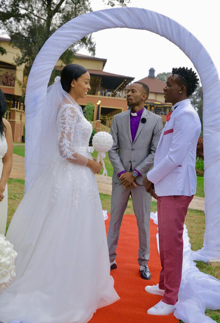 Image result for Willy Paul wedding photos with Jamaican singer Alaine