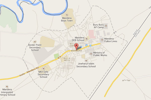 Mandera Town. GOOGLE MAPS