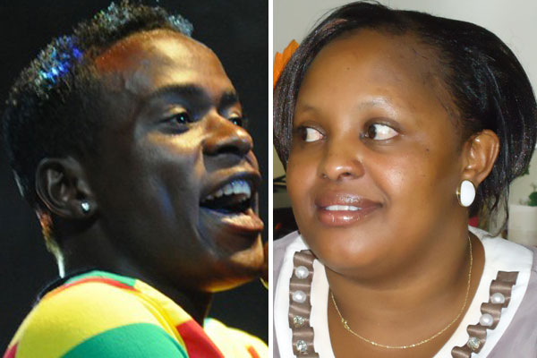 Gospel musicians Willy Paul and Ruth Wamuyu. Photos/FILE and BMJ MURITHI