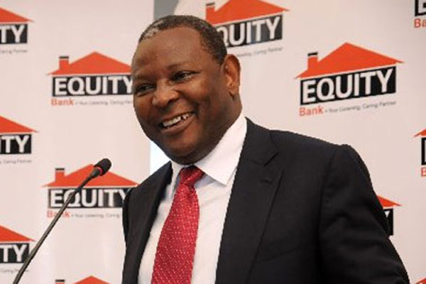 Equity Bank chief executive officer James Mwangi. 