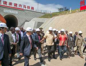 Uhuru inspects SGR tunnel,