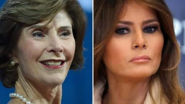 Melania and Laura Bush speak out on Trump US child migrants separation policy