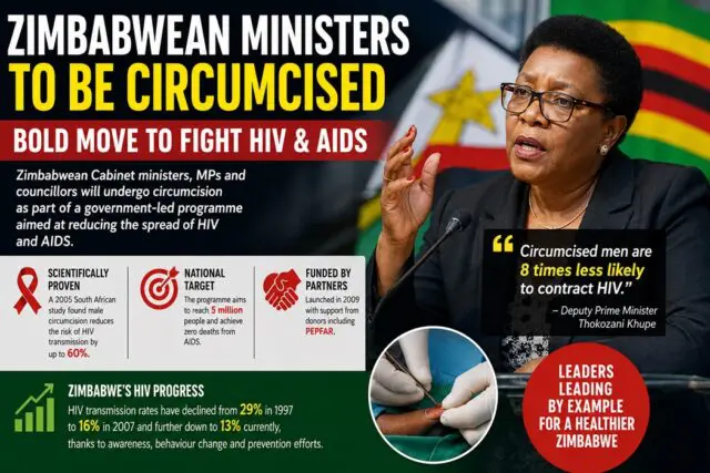 Controversial Zimbabwe HIV Strategy: Ministers Circumcision 1 Controversial Zimbabwe HIV Strategy: Ministers Circumcision
