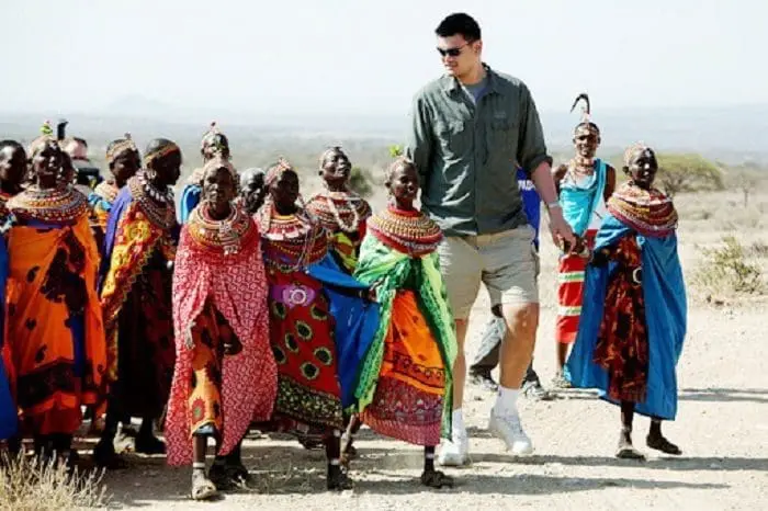 Ex-NBA Star Yao Ming in Kenya for Poaching Awareness