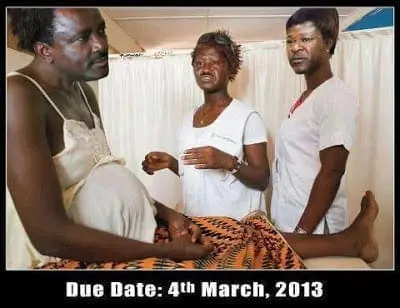 Very funny picture: Kalonzo 6 Months Pregnant