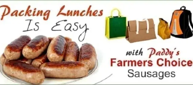 Paddy’s Farmers Choice sausages - The Finest Quality