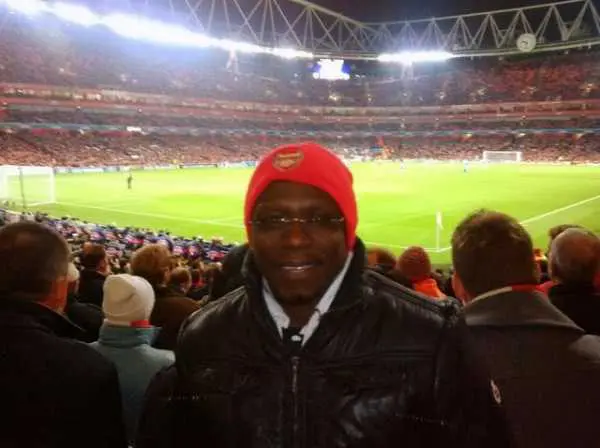 Photos: Ababu Namwamba at Emirates for Arsenal's 2-0 Win 1 Photos: Ababu Namwamba at Emirates for Arsenal's 2-0 Win