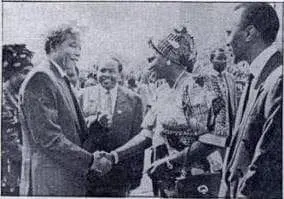 Photos: When Uhuru Kenyatta Met Nelson Mandela