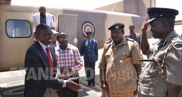 Ruto's Chopper Forced to Land in Kisumu
