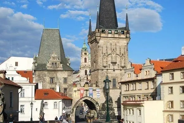 St Charles Bridge in Czech.