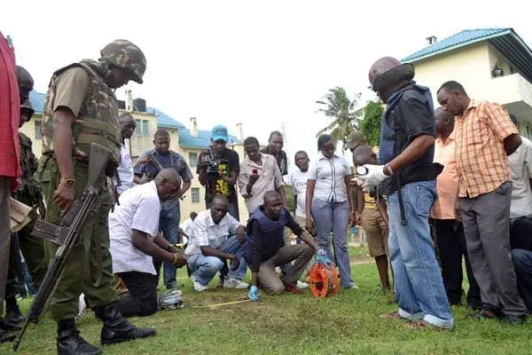 Experts Detonate Grenade Left at a Mombasa Church 1 Experts Detonate Grenade Left at a Mombasa Church