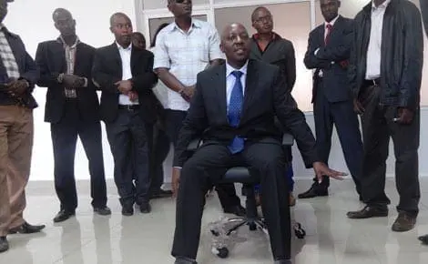 Machakos Deputy Governor Bernard Kiala resumes work to find empty office