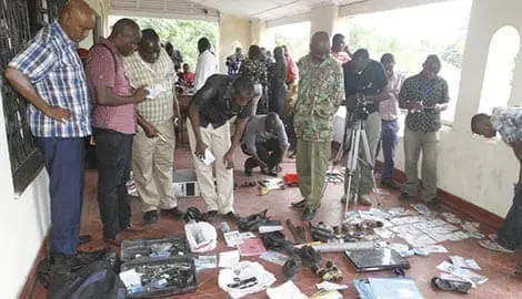 Police Raid Mosque in Mombasa and got Shock of Weapons inside