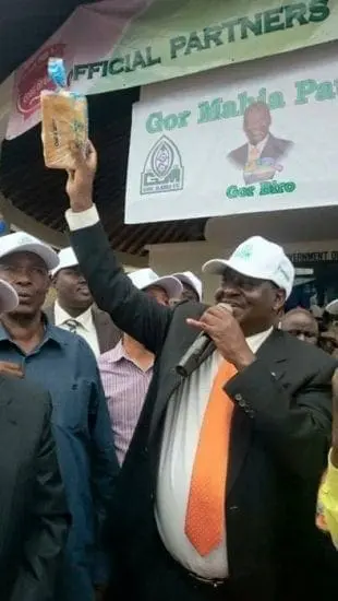 Photos:Raila Odinga launches Gor Mahia Bread