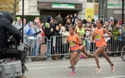 Kenya's Caroline Rotich wins womens' elite Boston race