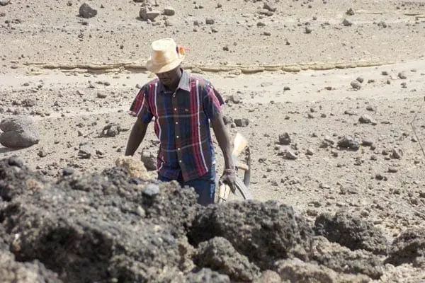 Turkana South MP James Lomenen in the Suguta