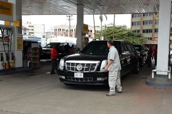 Obama’s ‘Beast’ Causes Stir At Gas Station In Nairobi
