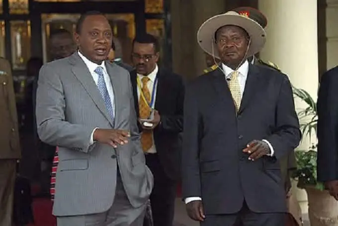 UHURU RECEIVES 21 GUN SALUTE ON FIRST STATE VISIT TO UGANDA