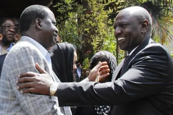 Raila and Ruto clashed bitterly in parliament over ICC