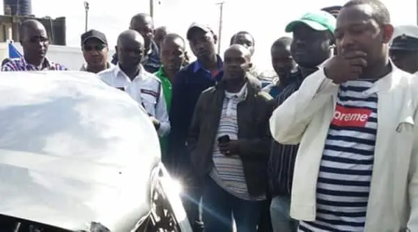 Truck rams into Sonko's car