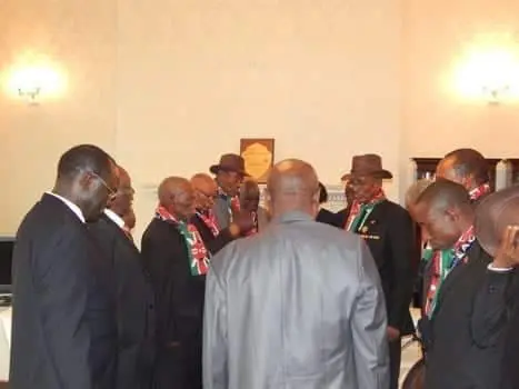 Soldiers From Kenya Meet With The High Commissioner In London 5 war 088