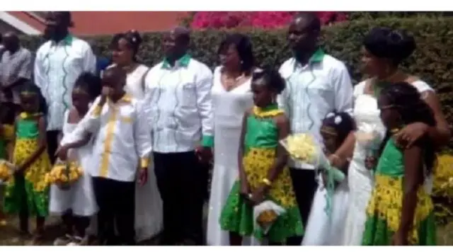 VIDEO: FATHER, SONS TIE KNOTS IN BIG FAMILY WEDDING