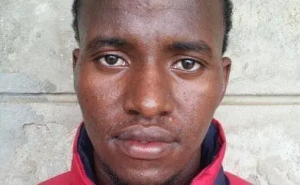 Terror suspect Abubakar Jill Mohammed who was arrested by police in Kangemi, Nairobi on May 25, 2016. PHOTO | COURTESY