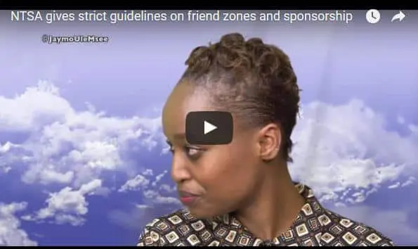 NTSA Gives Strict Guidelines on Friend Zones and Sponsorship (VIDEO) 1 NTSA Gives Strict Guidelines on Friend Zones and Sponsorship (VIDEO)