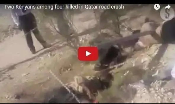 VIDEO: Two Kenyans killed in Qatar bus accident on Wednesday