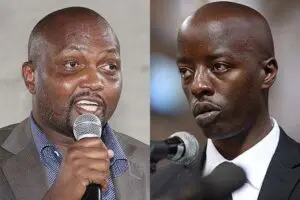 Raila Junior brilliantly shuts down hatemonger moses Kuria 1 Moses Kuria and Raila jr