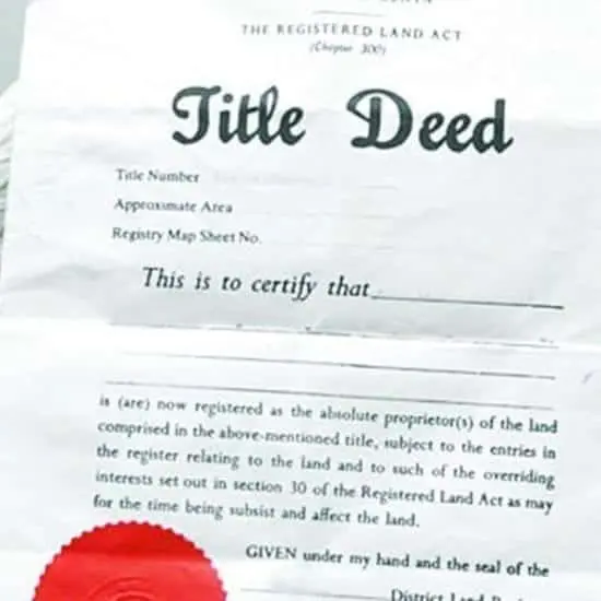 Title deeds lead kenya to become a failed state?