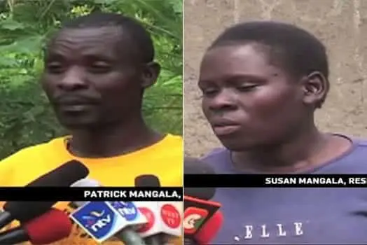 Patrick Mangala and Susan Mangala addressing journalists onJune 22, 2016. PHOTOS | SCREENSHOTS